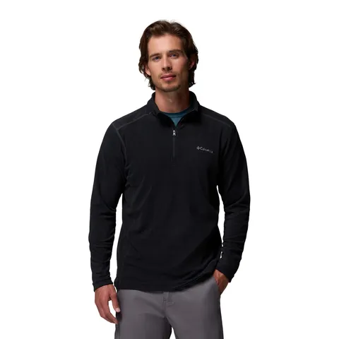 Columbia Klamath Range 2 Half Zip, Felpa In Pile Uomo, Black, XS