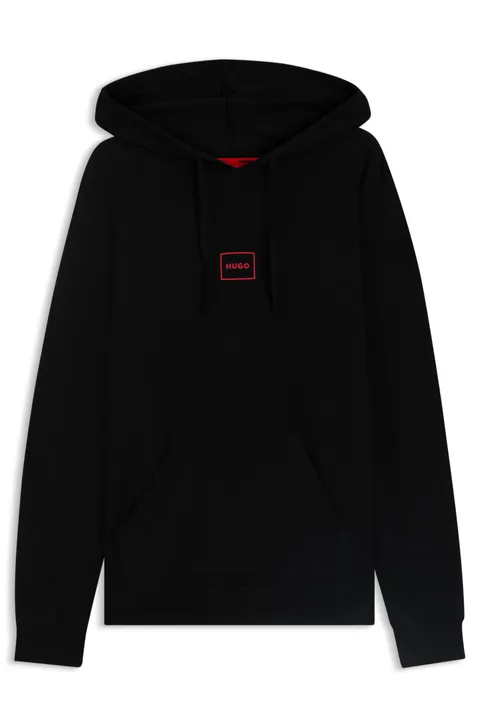 HUGO Laze Hoodie, Loungew_Felpa Uomo, Black1