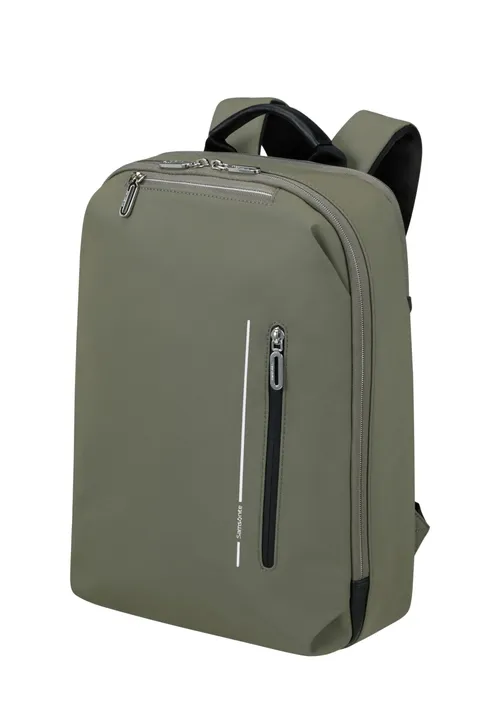 Samsonite Laptop Backpack 14,1", Zaino per laptop, Green (Olive Green)