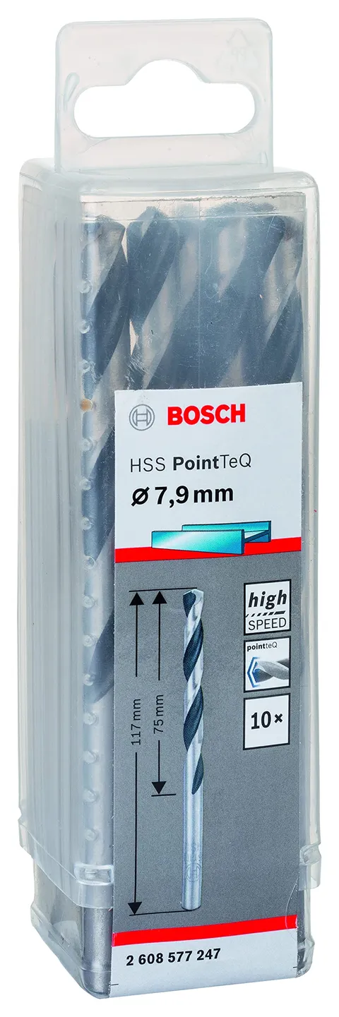 Bosch HSS PointTeQ Punte Trapano 7,9 mm