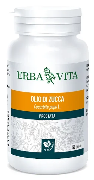 Erba Vita Integratore Alimentare di Olio di Semi di Zucca - 50 Perle