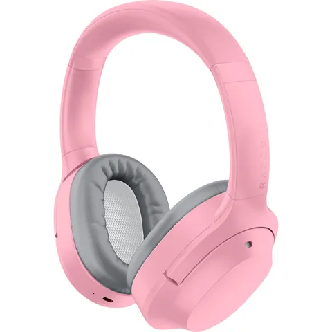 Razer Opus X - Cuffie Wireless a Bassa Latenza con Tecnologia ANC (Bluetooth 5.0, Connessione a Bassa Latenza a 60 ms, Driver da 40 mm con Calibrazione Personalizzata) Quartz Rosa