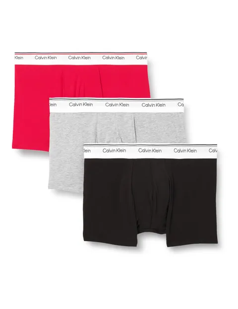 Calvin Klein Uomo Slip Hipster Confezione da 3 Balance con Fascia con Logo, Multicolore (Pct/Dft/SIL), M
