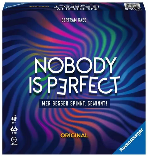 Ravensburger 26845 - Nobody is Perfect - Gioco di Capodanno, gioco di carte per tutta la