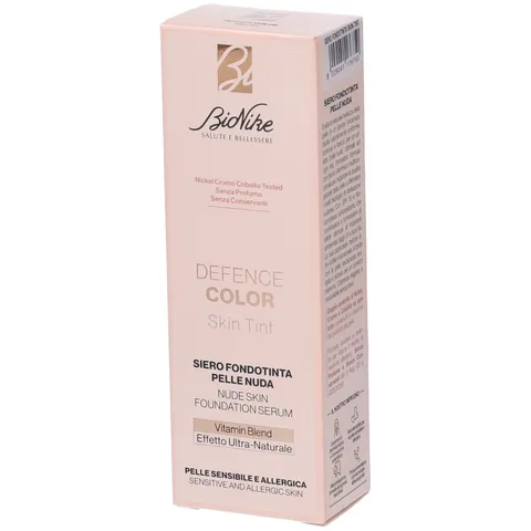 BioNike Defence Color - Skin Tint Siero Fondotinta Leggero SPF 15, con Acido Ialuronico