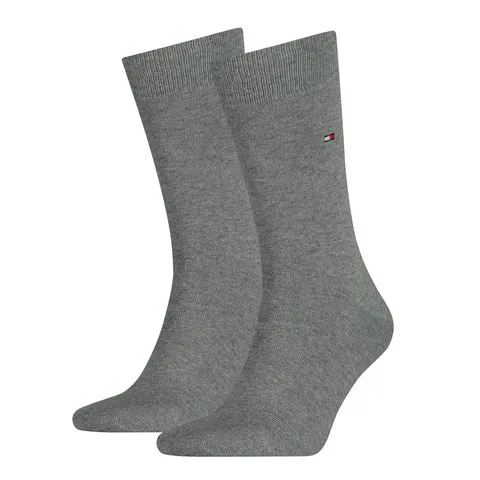 Tommy Hilfiger Classic, Calzini Uomo, Grigio 371, 47-49 (Pacco da 2)