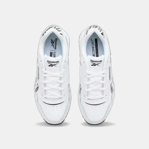 Reebok Glide Ripple Double Sneaker, da Donna, Bianco/Nero, 40 EU, Bianco Bianco e Nero