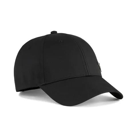 PUMA Cappellino da Baseball Ess Metal Cat OneSize, Black