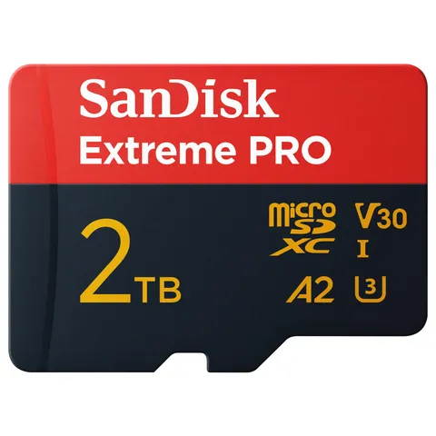 SanDisk Extreme PRO 2TB scheda microSDXC + adattatore SD (Per Action Cams, Droni