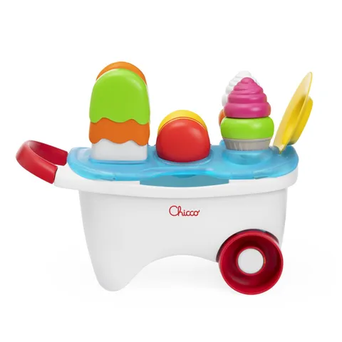 Chicco Carretto dei Gelati Playset 2in1 19 Pezzi