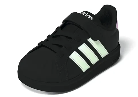 adidas Unisex - Bimbi 0-24 Streettalk Infants Shoes, Black/Iridescent/Core White, 25.5 EU