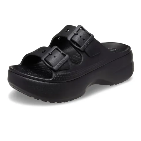 Crocs Saturday Sandali da donna con plateau W, nero, 36 UK