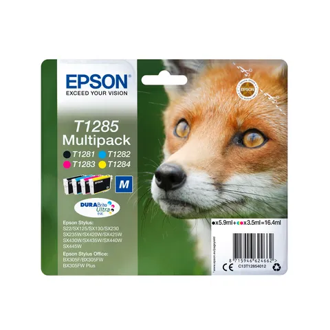 Epson Original Durabrite Ultra, Multipack T1285, Cartuccia d'inchiostro, Imballaggio