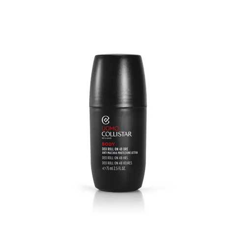 Collistar Linea Uomo, Deodorante Uomo Deo Roll On 48 ore, Antimacchia, Protezione Attiva