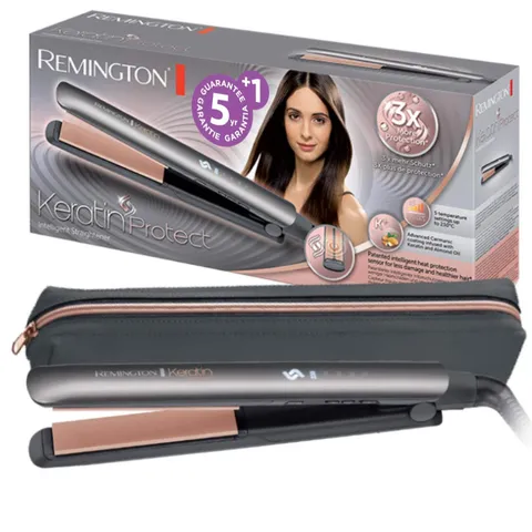 Remington Piastra per Capelli professionale Keratin Protect, Rivestimento Ceramico alla