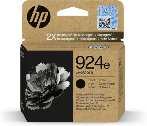 HP 924e EvoMore Black Original ink cartridge