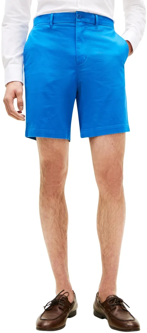 Tommy Hilfiger Pantaloncini da Uomo Dover 20,3 cm Ess Twill MW0MW42352, Blu, 28W/Nil
