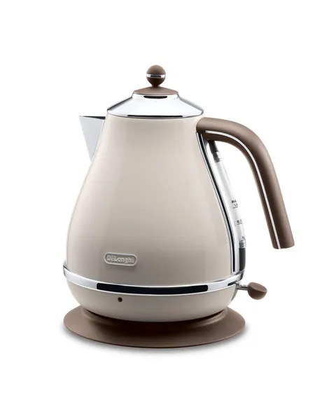 De'Longhi KBOV2001.BG Bollitore Elettrico Icona Vintage, Grande Capacità 1,7L, Filtro