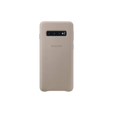 Samsung Galaxy S10 Custodia Pelle Grigio