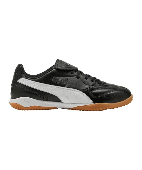 PUMA King Liga It, Scarpe da Calcio Unisex Adulto, Nero Argento Bianco, 48.5 EU, Puma