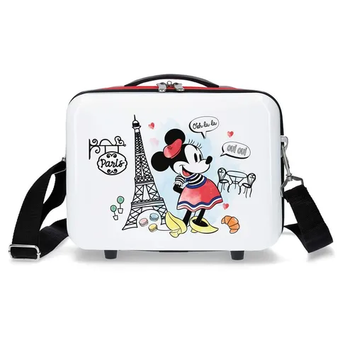 Disney Minnie Around the World Zaino portaon carrello Rosso 29x21x15 cms ABS