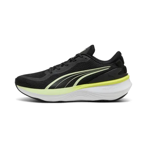 Puma Scend PRO 2 Scarpe da Corsa su Strada, Unisex, Nero-Mela Spritz-Lux Lime, 39,5, Puma