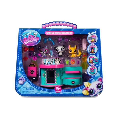 Littlest Pet Shop - Sweet and Style Set - Boutique 4 in 1 - Confezione con 3 Animali, 15