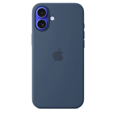Apple Custodia MagSafe iPhone 16 Plus Silicone Denim