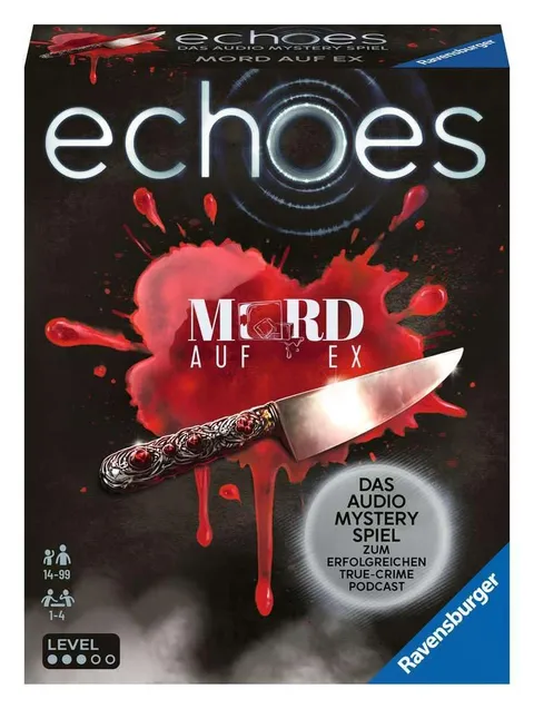 Ravensburger 20995 Echoes Murder on Ex - gioco audio misterioso con Linn e Leo del