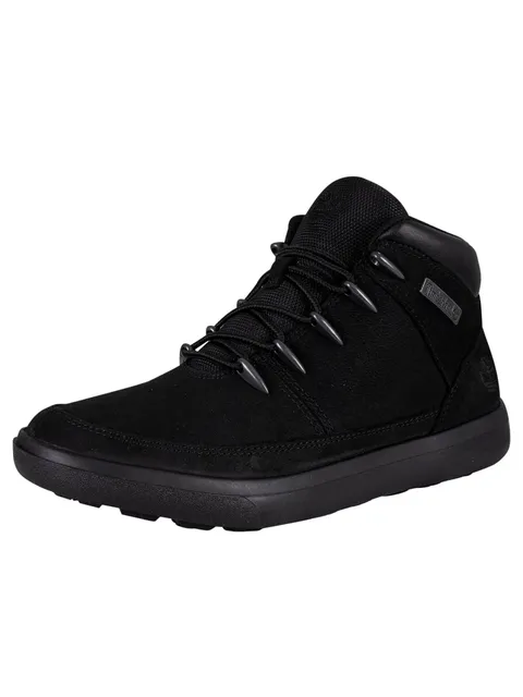 Timberland Ashwood Park Sneaker da Uomo, Nero, Taglia 41 EU, Nero, 41 EU Larga
