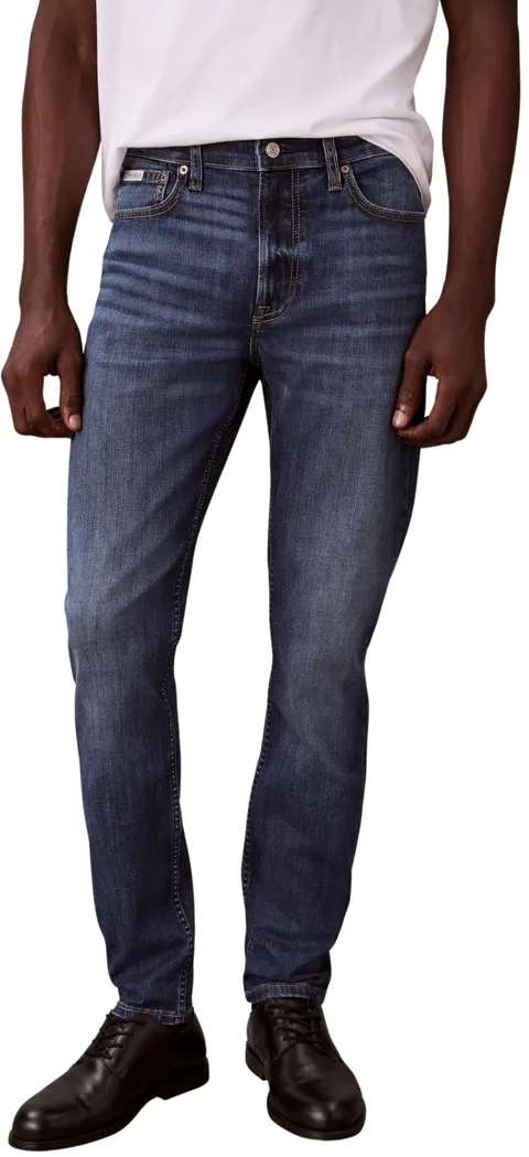 Calvin Klein Jeans da Uomo Slim Taper Dark Irving LV04RE779G, Blu (Dark Irving), 28W/34L