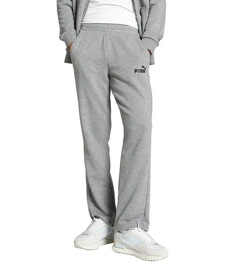 Puma Ess Logo Pants Tr Op Srl Pantaloni, Grigio (Medium Gray Heather 82), XXL Corto Uomo