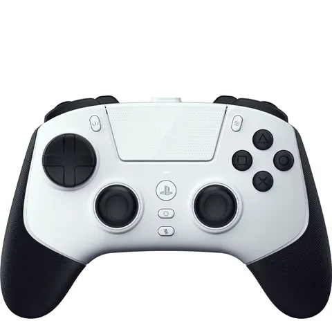 Razer Raiju V3 Pro - Controller wireless per e-sport per PlayStation 5 e PC - 4 pulsanti rimovibili e 2 bumper con impugnatura a artiglio - Stick analogici TMR - Pro HyperTrigger | Bianco