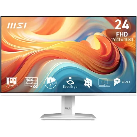msi PRO MP243WA E14 Monitor PC 24" FHD 1920x1080 IPS, 144 Hz, 1 ms, HDR Ready, Adaptive