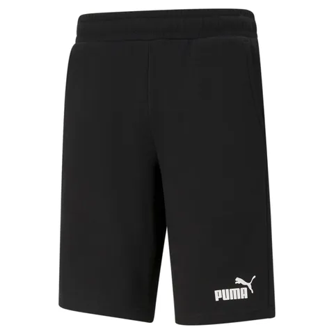 PUMA Ess No. 1 Logo Shorts 10", Pantaloncini Lavorati a Maglia Uomo, PUMA Black, M