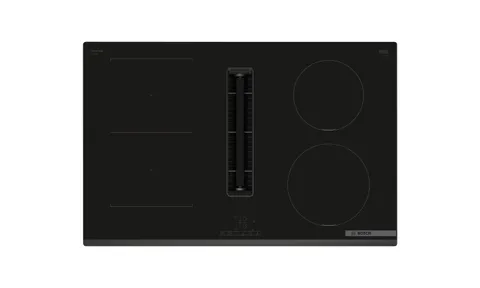 Bosch PVS831B16E Serie 4 Piano con cappa integrata 80 cm Nero Classe B