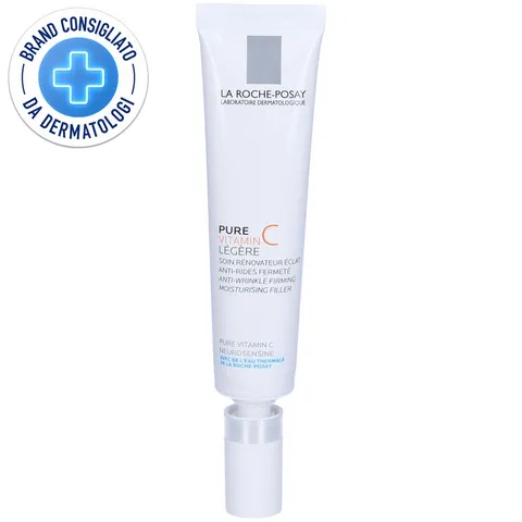 La Roche Posay Redermic C, Crema Anti-Rughe, Per Pelli Normali e Miste, Effetto Filler e