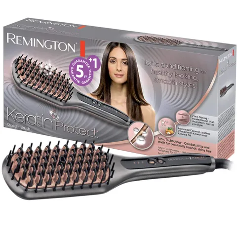 Remington Spazzola Lisciante per capelli - Rivestimento ceramico alla cheratina
