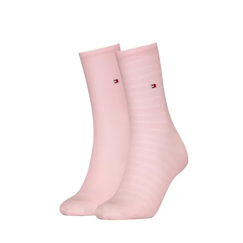 8719965009202 TH - Calzini da donna 2P Small Stripe, Rosa chiaro, 39-42
