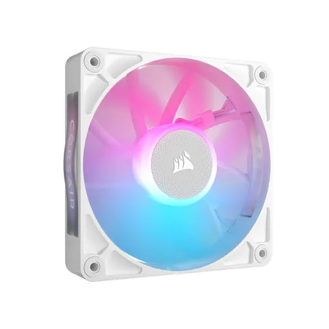 CORSAIR iCUE LINK RX120 RGB Ventola PWM da 120 mm - Cuscinetto a Cupola Magnetica - Ventola Singola - Bianco