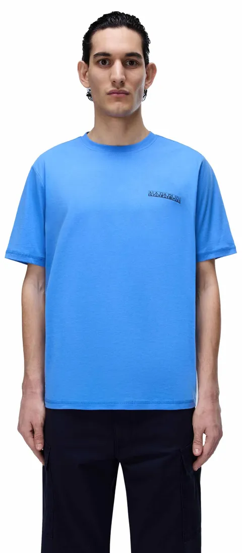 Napapijri Senar T-Shirt Maniche Corte Blu