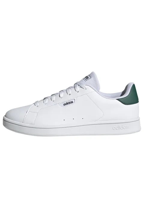 adidas Uomo Urban Court Shoes, Ftwr White/Ftwr White/Collegiate Green, 39 1/3 EU