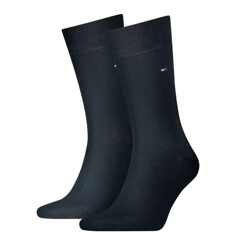Tommy Hilfiger Classic, Calzini Uomo, Navy 08A, 43-46 (Pacco da 2)