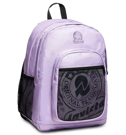 Invicta Zaino Scuola Dial, Rosa, Doppio Scomparto con Tasca Frontale, Tasca Porta