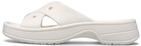 Crocs Classic Womens Cross Strap, Infradito Donna, Chalk, 34/35 EU