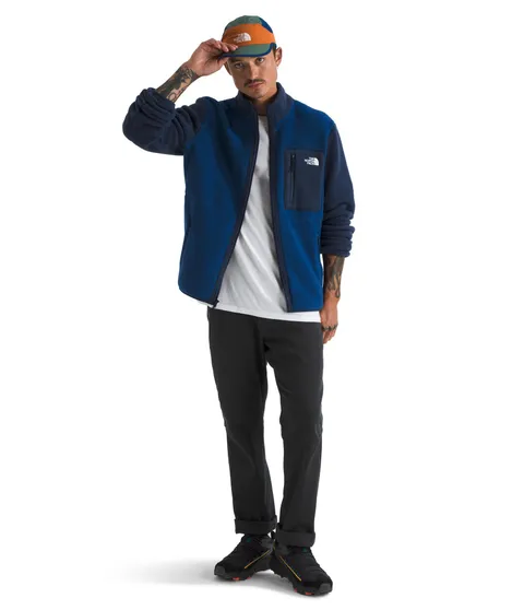 THE North FACE NF0A883R8Z4 M Yumiori Full Zip Maglia Lunga Uomo Estate Blue/Summit Navy