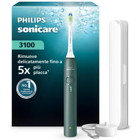 Philips Sonicare Serie 3100 spazzolino sonico verde bosco