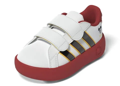Adidas Unisex - Bimbi 0-24 Adidas Disney Mickey Mouse Grand Court Shoes Infants, Ftwr