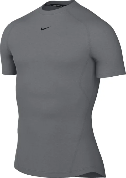 Nike FB7932-084 M NP DF Tight Top SS Maglia Lunga Uomo Smoke Grey/Black Taglia XL