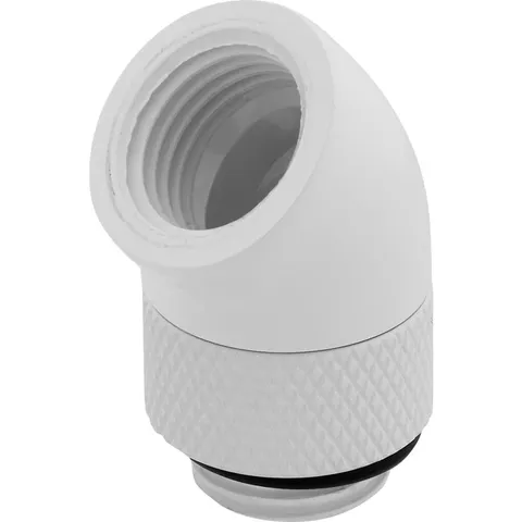 Corsair Hydro X connettore 45° ruotabile bianco